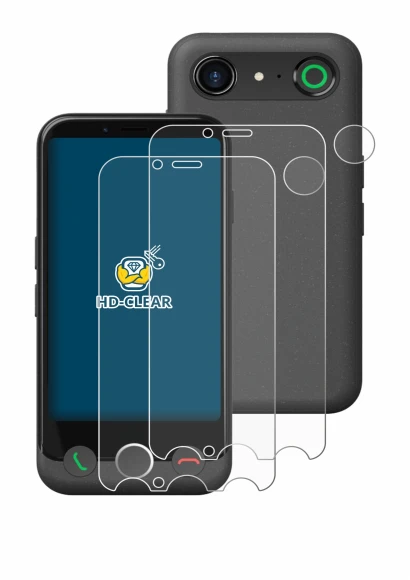 Image of the device Doro Aurora A10 (Front+Camera) with a wide variety of screen protectors.