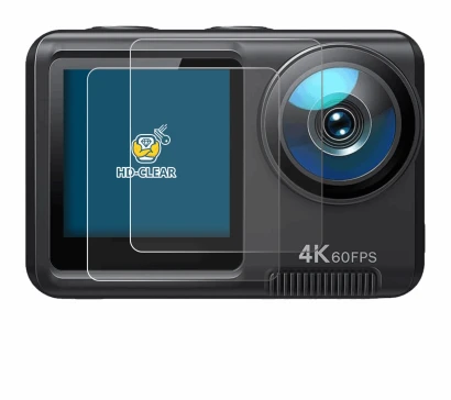 Image of the device Wolfang GA420 with a wide variety of screen protectors.
