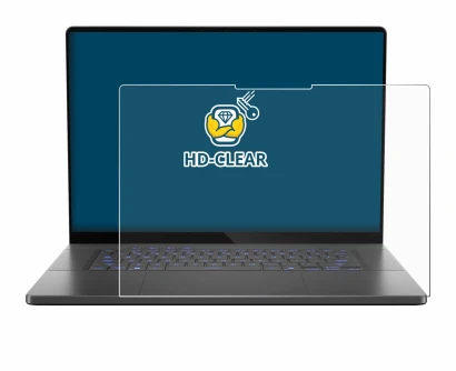 Image of the device ASUS ROG Zephyrus G16 2025 with a wide variety of screen protectors.