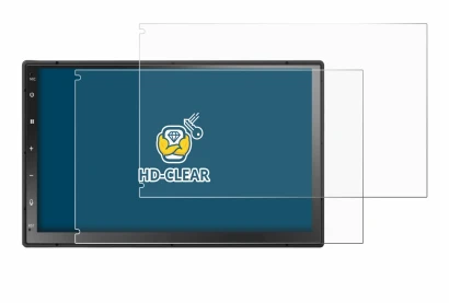 Image of the device Atoto A5LG2B7T 7" with a wide variety of screen protectors.