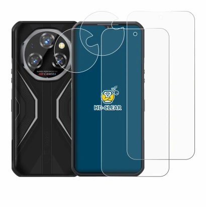 Image of the device Oukitel WP55 Pro (Front+Camera) with a wide variety of screen protectors.