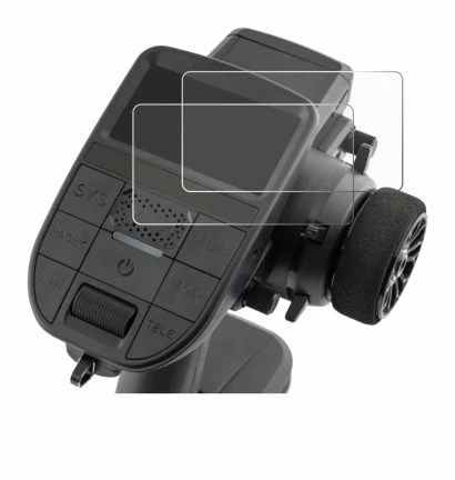 Image of the device Radiomaster MT12 with a wide variety of screen protectors.