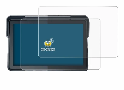 Image of the device Lamtto RC19 7" with a wide variety of screen protectors.
