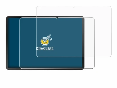 Image of the device Doogee Tab A9 with a wide variety of screen protectors.