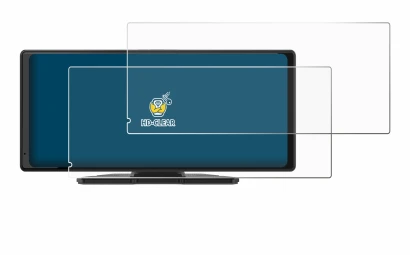 Image of the device Carpuride V92 10.26" with a wide variety of screen protectors.