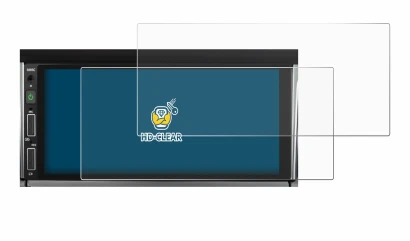 Image of the device Hikity Carplay 6.86" with a wide variety of screen protectors.