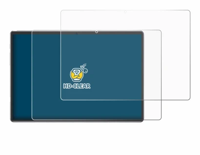 Image of the device Xgody P60 Pro with a wide variety of screen protectors.