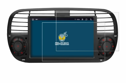 Image of the device Xtrons IA7250FLBS with a wide variety of screen protectors.