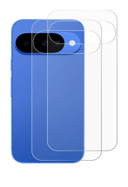 Image of the device Google Pixel 10 (Back) with a wide variety of screen protectors.