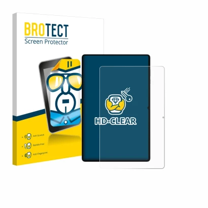 Front side of a product packaging with the brand logo BROTECT. Next to it is the device Samsung Galaxy Tab S11 Ultra (portrait