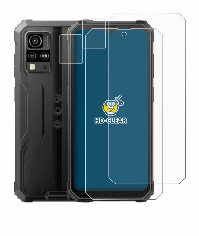 Image of the device Blackview BV4800 (Front+Camera) with a wide variety of screen protectors.