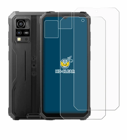 Image of the device Blackview BV4800 SE (Front+Camera) with a wide variety of screen protectors.