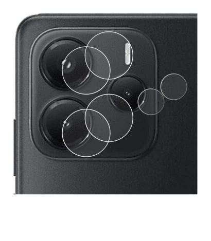 Image of the device Xiaomi Redmi Note 14 4G (ONLY Camera Lens) with a wide variety of screen protectors.