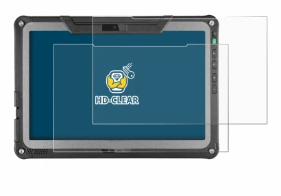Image of the device Getac F110 G7 with a wide variety of screen protectors.