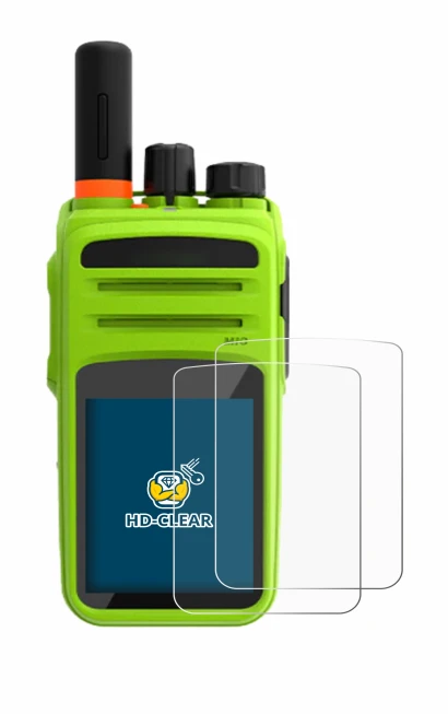 Image of the device Talkpod N58 Plus with a wide variety of screen protectors.