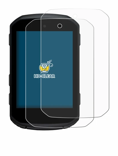 Image of the device Garmin Edge 850 with a wide variety of screen protectors.