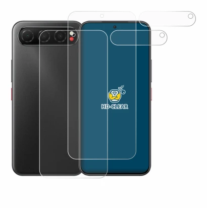 Image of the device Nubia Air (Front+Camera) with a wide variety of screen protectors.