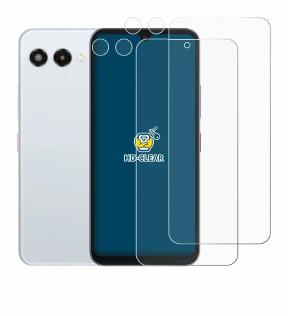 Image of the device Telekom T Phone 3 (Front+Camera) with a wide variety of screen protectors.