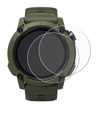 Image of the device Coros NOMAD with a wide variety of screen protectors.