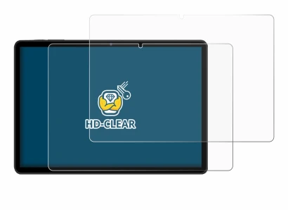 Image of the device RUSHAR M90 11" with a wide variety of screen protectors.