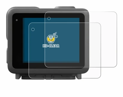 Image of the device GoPro Lit Hero with a wide variety of screen protectors.