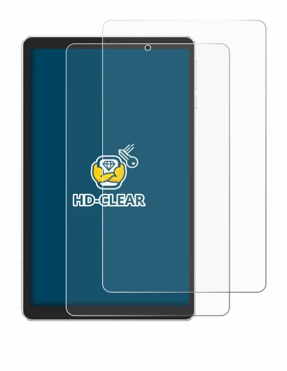 Image of the device Ulefone Tab A9 Pro with a wide variety of screen protectors.