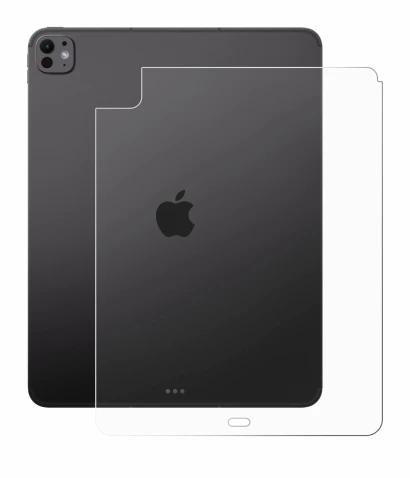 Image of the device Apple iPad Pro 13" 2025 (Back) with a wide variety of screen protectors.