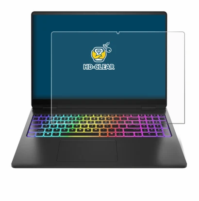 Image of the device HP Omen Max 16 with a wide variety of screen protectors.