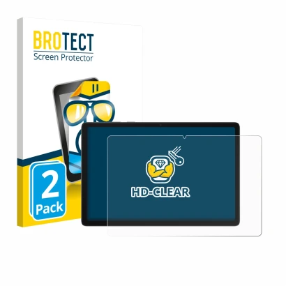 Front side of a product packaging with the brand logo BROTECT. Next to it is the device Samsung Galaxy Tab A11 Plus WiFi 11" s