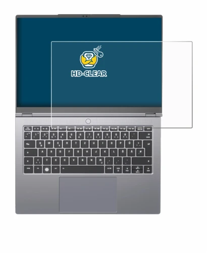 Image of the device Tuxedo InfinityBook Pro 14 Gen 10 with a wide variety of screen protectors.