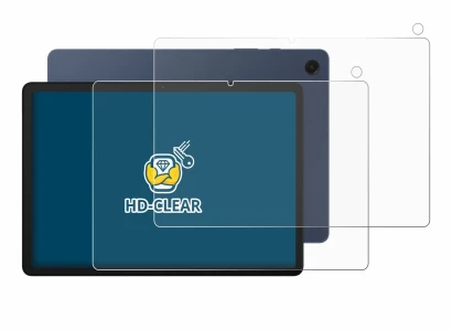 Image of the device Samsung Galaxy Tab A9 Plus (Front+Camera) with a wide variety of screen protectors.