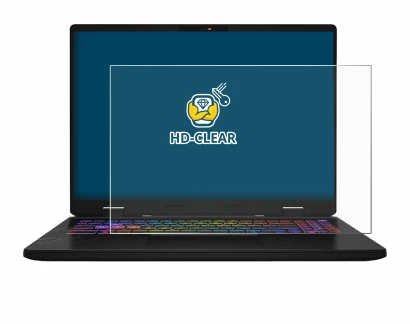 Image of the device MSI Vector 16 HX AI with a wide variety of screen protectors.