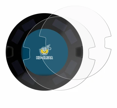 Image of the device OOONO P-DISC NO3 with a wide variety of screen protectors.