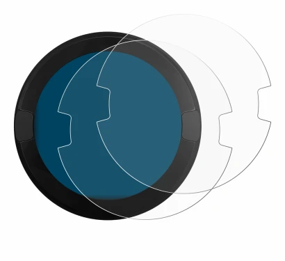 Image of the device OOONO P-DISC NO2 with a wide variety of screen protectors.