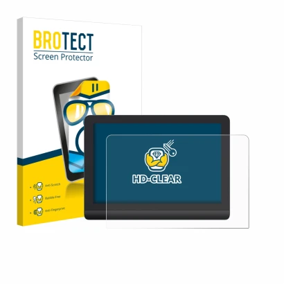 Front side of a product packaging with the brand logo BROTECT. Next to it is the device XP-Pen Artist Pro 16 Gen 2 shown with 