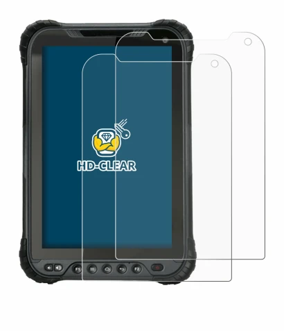 Image of the device Unitech TB85 with a wide variety of screen protectors.