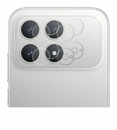 Image of the device Xiaomi Poco F8 Pro (ONLY Camera Lens) with a wide variety of screen protectors.