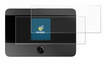 Image of the device TP-Link M7350 with a wide variety of screen protectors.