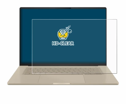 Image of the device ASUS ZenBook A16 UX3607 with a wide variety of screen protectors.