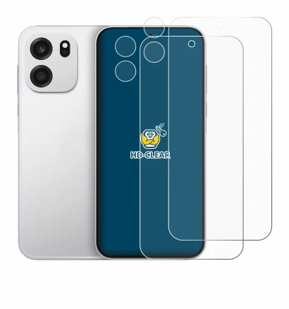 Image of the device OnePlus Turbo 6V (Front+Camera) with a wide variety of screen protectors.