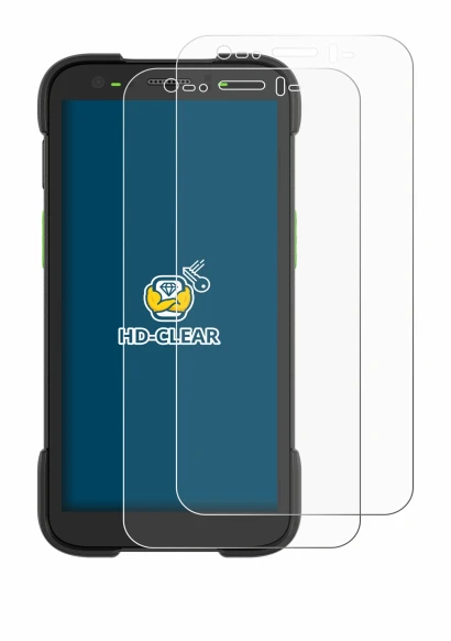 Image of the device Zebra TC701 with a wide variety of screen protectors.