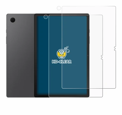 Image of the device Samsung Galaxy Tab A8 (Front+Camera) with a wide variety of screen protectors.