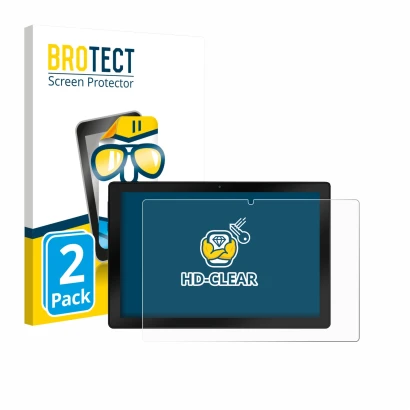 Front side of a product packaging with the brand logo BROTECT. Next to it is the device Wqplo WPLA10 shown with the correspond