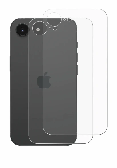 Image of the device Apple iPhone 17e (Back) with a wide variety of screen protectors.