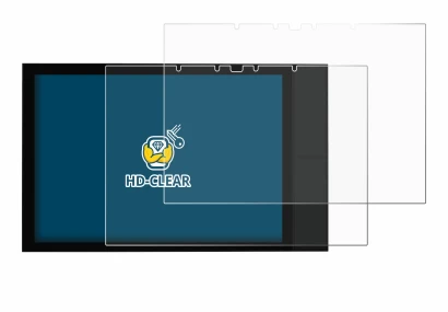 Image of the device Shelly Wall Display XL with a wide variety of screen protectors.