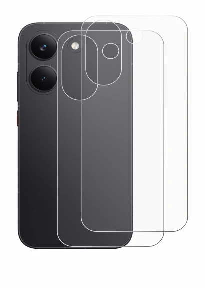 Image of the device Xiaomi Poco X8 Pro (Back) with a wide variety of screen protectors.