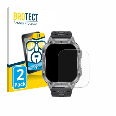 Front side of a product packaging with the brand logo BROTECT. Next to it is the device LIGE EF22 2" shown with the correspond