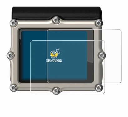 Image of the device Shearwater Petrel 3 dive computer with a wide variety of screen protectors.