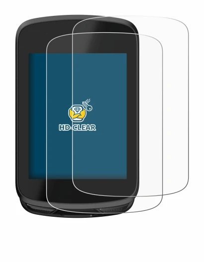 Image of the device Magene C606 Pro with a wide variety of screen protectors.