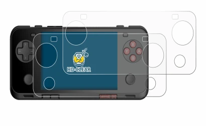Image of the device Ayaneo Pocket ACE with a wide variety of screen protectors.